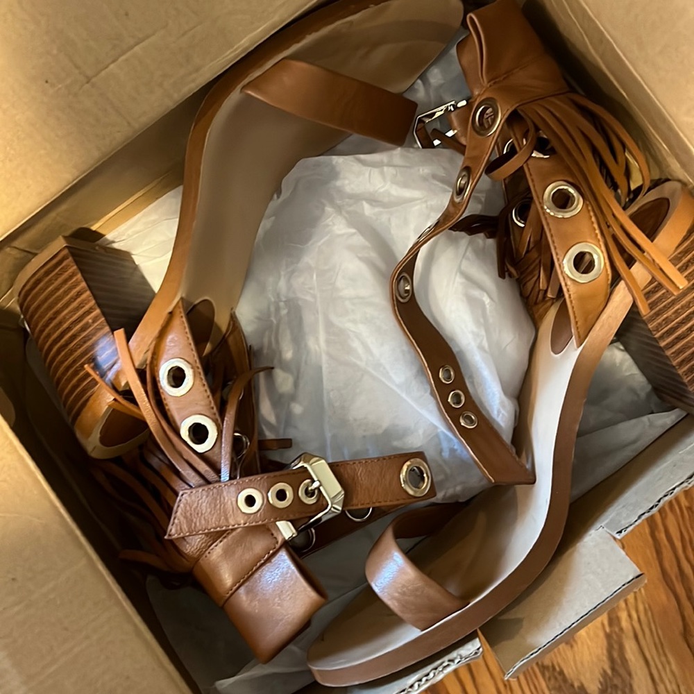 Zara fringe sandals